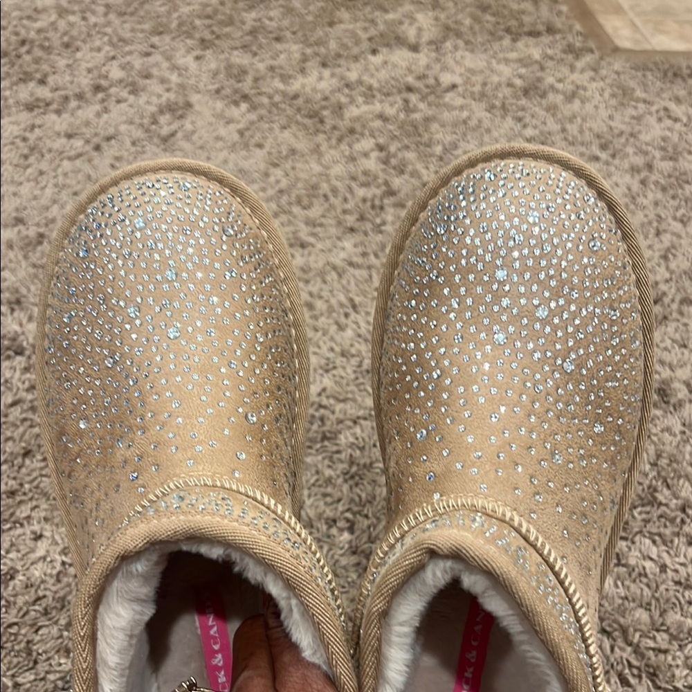 Women's Tan Platform Ankle Boots - Picture 2 of 5